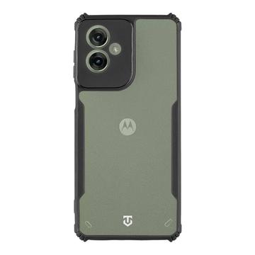 Motorola Moto G55 Tactical Quantum Stealth Case with Reinforced Corners - Clear / Black