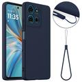 Motorola Moto G75 Liquid Silicone Case - MagSafe Compatible - Dark Blue