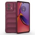 Motorola Moto G84 Rugged Series TPU Case - Wine Red