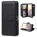 Multi-Card Slot Google Pixel 6 Wallet Case - Black