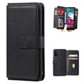 Multi-Card Slot Motorola Moto G10/Moto G30 Wallet Case - Black