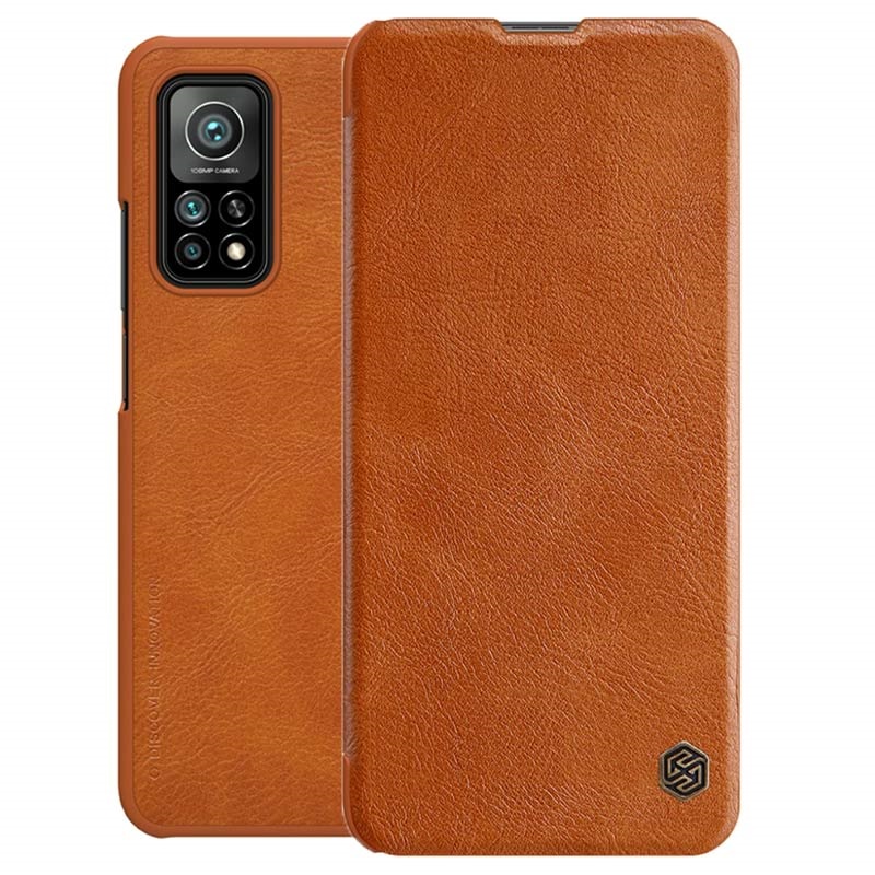 Nillkin Qin Series Xiaomi Mi 10t 5g10t Pro 5g Flip Case Brown 9708