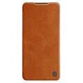 Nillkin Qin Series Samsung Galaxy A13 Flip Case - Brown