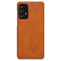 Nillkin Qin Series Samsung Galaxy A13 Flip Case - Brown