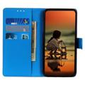 Nokia C2 2nd Edition Wallet Case with Magnetic Closure - Blue