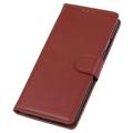 Nokia C2 2nd Edition Wallet Case with Magnetic Closure - Brown