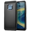 Nokia XR20 Brushed TPU Case - Carbon Fiber