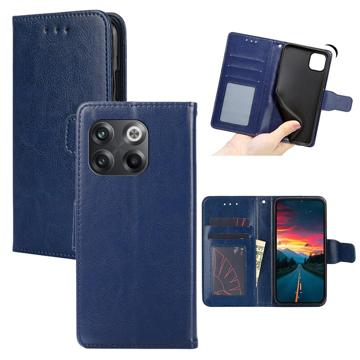 OnePlus 10T Wallet Case with Magnetic Closure - Blue