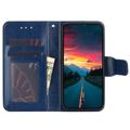 OnePlus 10T Wallet Case with Magnetic Closure - Blue