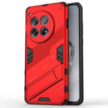 OnePlus 12 Armor Series Hybrid Case with Stand - Red