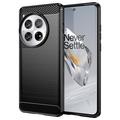 OnePlus 12 Brushed TPU Case - Carbon Fiber - Black