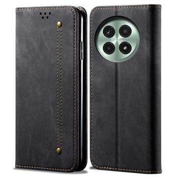 OnePlus 13 Retro Wallet Case with Magnetic Closure - Black