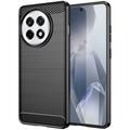 OnePlus Ace 5/5 Pro/13R Brushed TPU Case - Carbon Fiber - Black