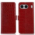 OnePlus Nord 4 Crocodile Series Wallet Leather Case with RFID