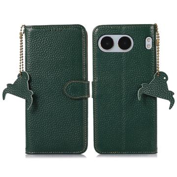 OnePlus Nord 4 Wallet Leather Case with RFID - Green