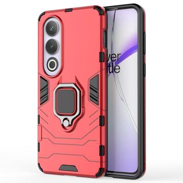 OnePlus Nord CE4/Ace 3V Hybrid Case with Ring Holder - Red