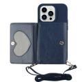 Heart Series iPhone 14 Pro Case with Wallet & Strap