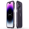 Polar Lights Style iPhone 14 Pro Max Metal Bumper - Purple