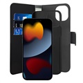 Puro 2-in-1 Magnetic iPhone 13 Wallet Case - Black