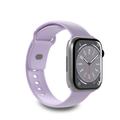 Puro Icon Apple Watch Series Ultra/8/SE (2022)/7/SE/6/5/4/3/2/1 Silicone Band - 49mm/45mm/44mm/42mm - Lavender