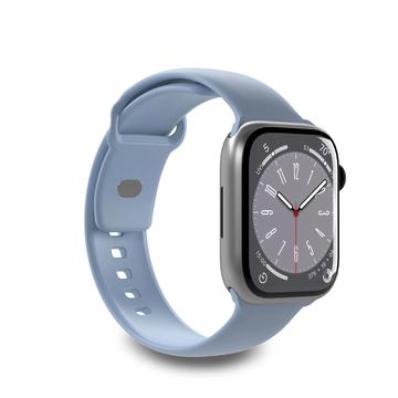 Puro Icon Apple Watch Series Ultra/8/SE (2022)/7/SE/6/5/4/3/2/1 Silicone Band - 49mm/45mm/44mm/42mm - Light Blue