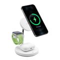 Puro Mag Station 3-in-1 Wireless Charger with Stand - MagSafe Compatible - 15W - White