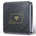 Q1 2-in-1 CarPlay & Android Auto AI Box / Wired to Wireless Adapter - Black / Gold