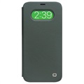 Qialino Classic View iPhone 12 Pro Max Flip Leather Case - Green