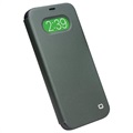 Qialino Classic View iPhone 12 Pro Max Flip Leather Case - Green