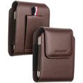 Qialino Universal Leather Waist Case for Flip Phones