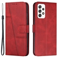 Samsung Galaxy A32 (4G) Quilted Series Wallet Case with Stand - Red