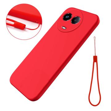 Realme 11/11x Liquid Silicone Case - Red