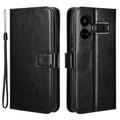 Realme GT5 Wallet Case with Magnetic Closure - Black