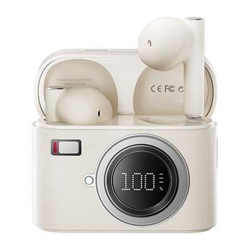 Remax CozyBuds W33 True Wireless Earphones with Bluetooth 5.4 - Beige