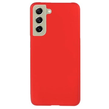 Samsung Galaxy S21 FE 5G Rubberized Plastic Case - Red