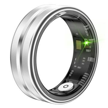 SR03 Ultra-Thin Multifunctional Smart Ring - Size: 11/20.7mm - Silver