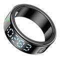 SR08 Smart Ring with Digital Display - Size: 18.2mm - Black