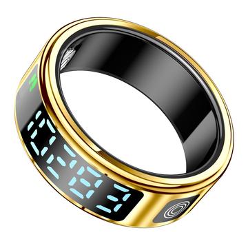 SR08 Smart Ring with Digital Display - Size: 18.2mm