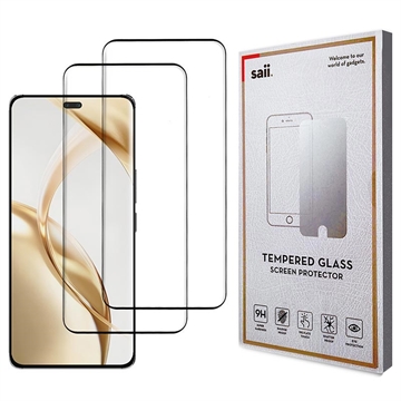 Honor 200 Pro Saii 3D Premium Tempered Glass Screen Protector - 2 Pcs.