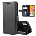 Samsung Galaxy A01 Wallet Case with Magnetic Closure - Black