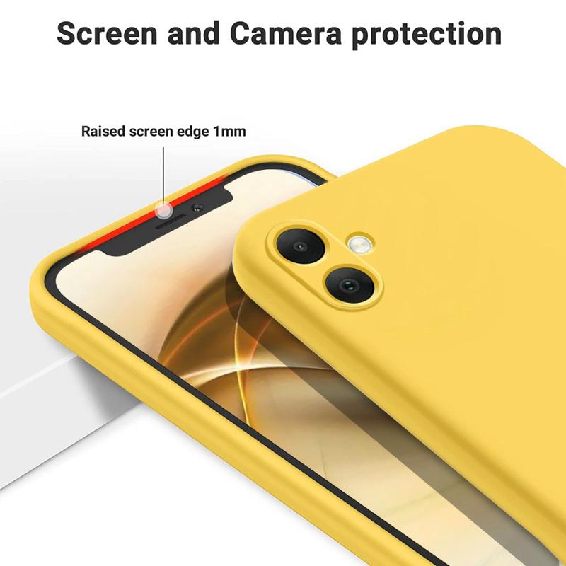 Samsung Galaxy A05 Liquid Silicone Case Yellow 