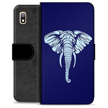 Samsung Galaxy A10 Premium Wallet Case - Elephant