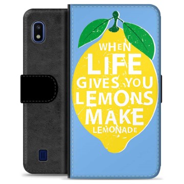 Samsung Galaxy A10 Premium Wallet Case - Lemons