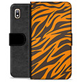 Samsung Galaxy A10 Premium Wallet Case - Tiger