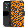 Samsung Galaxy A12 Premium Wallet Case - Tiger