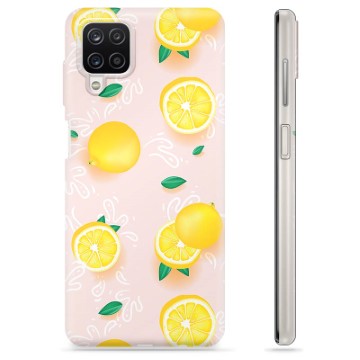 Samsung Galaxy A12 TPU Case - Lemon Pattern