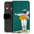 Samsung Galaxy A20e Premium Wallet Case - To Mars