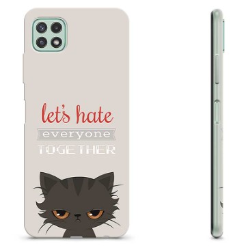 Samsung Galaxy A22 5G TPU Case - Angry Cat