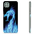 Samsung Galaxy A22 5G TPU Case - Blue Fire Dragon