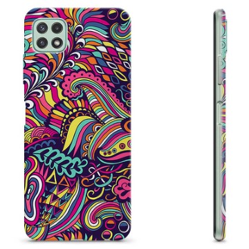 Samsung Galaxy A22 5G TPU Case - Abstract Flowers